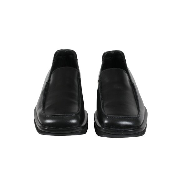Prada Mens AW99 Vtg Square Toe Loafers US 9 UK 8 Black Leather Slip On Chunky main image 12